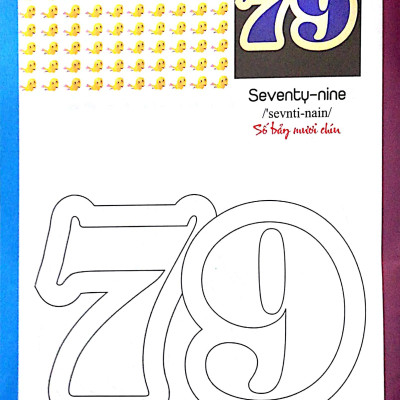 Tô Màu Chữ Số Và Học Đánh Vần Tiếng Anh Dành Cho Bé (Quyển 4)