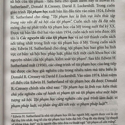 Tội Phạm Học Đương Đại