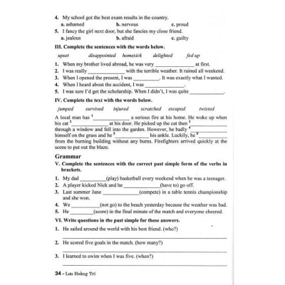 Sách - Bài Tập Tiếng Anh Lớp 10 - Không Đáp Án - Bám Sát SGK Chân Trời Sáng Tạo - Hồng Ân