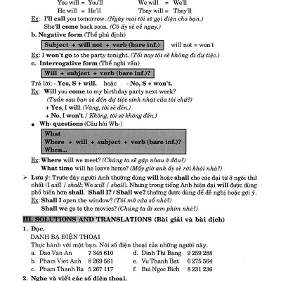 Hướng Dẫn Học Tốt Tiếng Anh 7