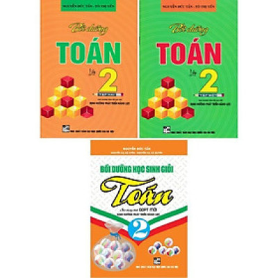 Sách - Bồi Dưỡng Học Sinh Giỏi Môn Toán Lớp 2 - Combo 3 Cuốn Bám Sát SGK Định Hướng Phát Triển Năng Lực - Hồng Ân