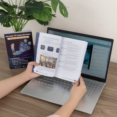 Combo 2 Sách Ứng Dụng AI Và Sách Excel - Ứng Dụng Văn Phòng Từ Cơ Bản Đến Nâng Cao  - N1