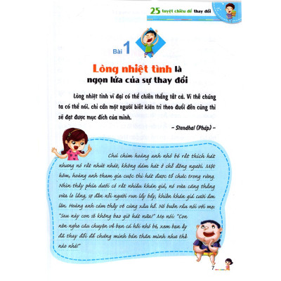 Sách- Rèn Luyện Kỹ Năng Sống Cho Học Sinh - 25 Tuyệt Chiêu Để Thay Đổi (TB) (ML)