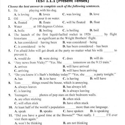 Ngân Hàng Câu Hỏi Trắc Nghiệm Tiếng Anh + Tặng Phiếu Trắc Nghiệm 50 Câu_HA
