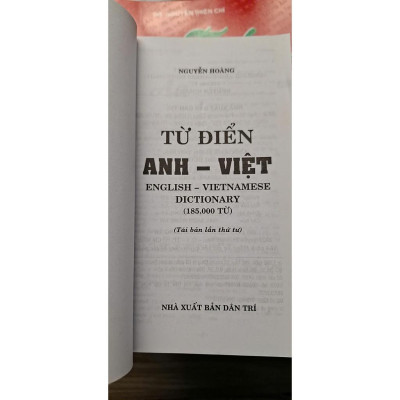 Sách - Từ Điển Anh - Việt 185.000 Từ - Hồng Ân