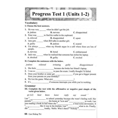 Sách - Bài Tập Tiếng Anh Lớp 10 - Không Đáp Án - Bám Sát SGK Chân Trời Sáng Tạo - Hồng Ân