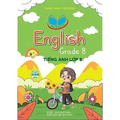 Sách - Notebook English Grade 8 - Tiếng Anh Lớp 8 - Dùng Chung Cho Các Bộ SGK Hiện Hành - Hồng Ân
