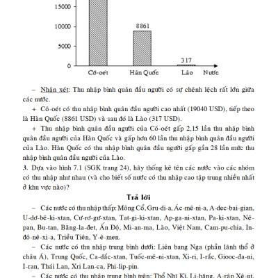 Giải Bài Tập Địa Lí 8 - KV