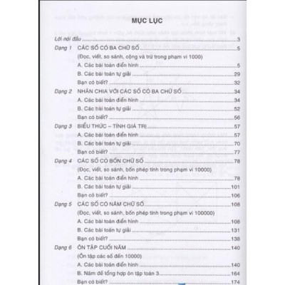 Sách Bồi dưỡng Toán 3 (Dùng chung cho các bộ SGK hiện hành)