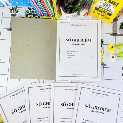 Sách ND - Combo 5 cuốn Sổ ghi điểm của giáo viên (B8)