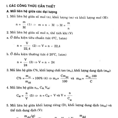 Một Số Vấn Đề Phát Triển Hóa Học Thcs 8-9