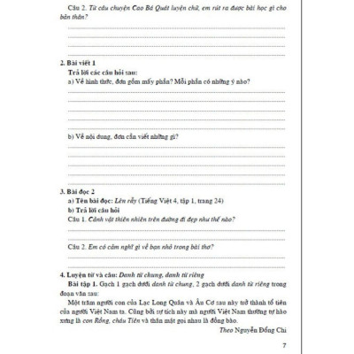 Sách - Vở Bài Tập Cuối Tuần Tiếng Việt Lớp 4 - Bám Sát SGK Cánh Diều - Hồng Ân