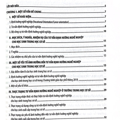 Công cụ tư vấn định hướng nghề nghiệp cho học sinh trung học cơ sở - NXB Đại học Sư phạm