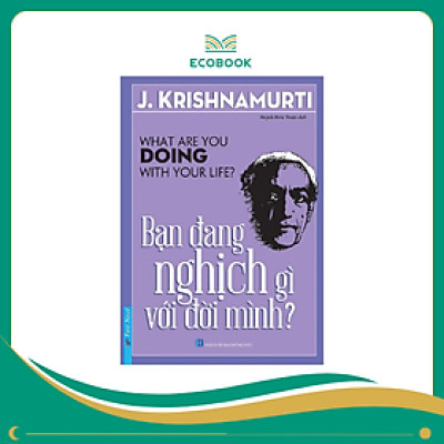 Sách Bạn đang nghịch gì với đời mình - J Krishnamurti