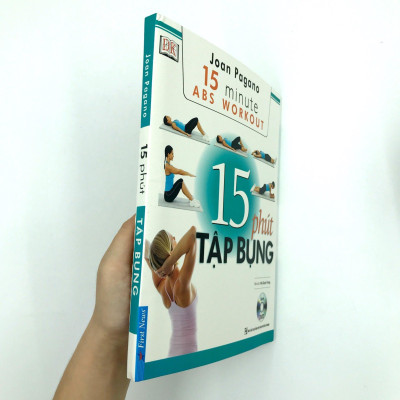 Sách Lò Xo - 15 Phút Tập Bụng (Kèm 1 DVD)