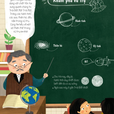 Sách Lift The Flap - Lật Mở Khám Phá -  Vũ Trụ