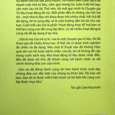 Hướng Dẫn Cha Mẹ Thực Hành Trị Liệu Hoạt Động Cho Trẻ Tự Kỷ