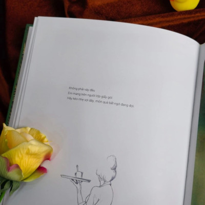 Sách - Khi Yêu - Phiên bản Khổ lớn Bìa gỗ