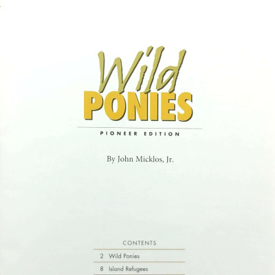 Explore on Your Own Life Science Pioneer Wild Ponies