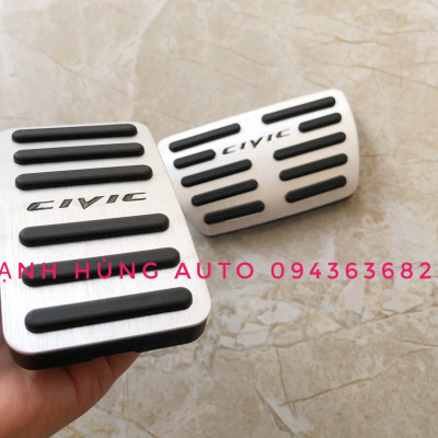 Bộ ốp bọc chân ga, chân phanh cho xe Honda Civic 2016-2021