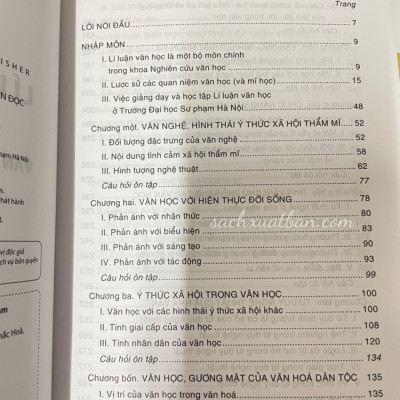 Sách Lí Luận Văn Học Tập 1 - Văn học, nhà văn, bạn đọc