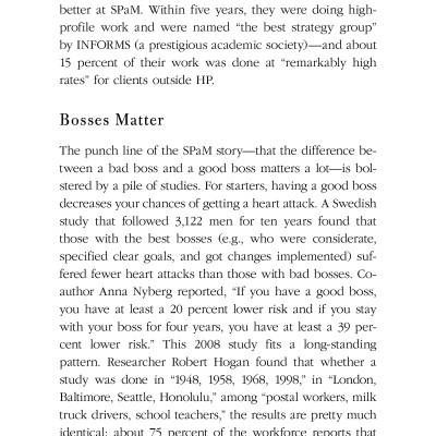 Good Boss, Bad Boss: How To Be The Best... And Learn From The Worst