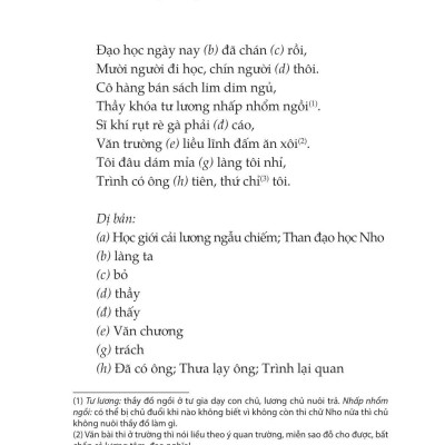 Tủ Sách Văn Học Trong Nhà Trường - Thơ Trần Tế Xương