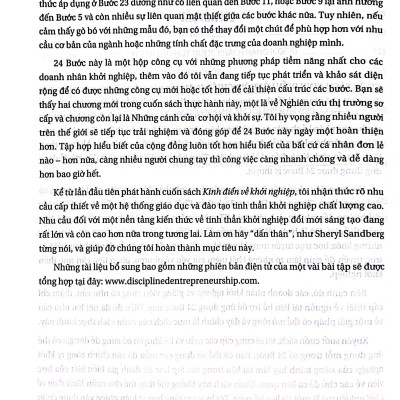 Kinh Điển Về Khởi Nghiệp - Thực Hành