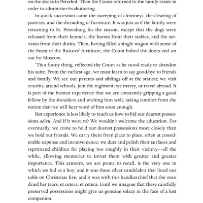 A Gentleman In Moscow