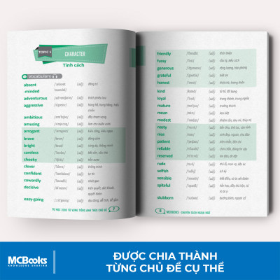 Sách - Combo Tự học ngữ pháp tiếng Anh cơ bản và Tự học 2000 từ vựng tiếng Anh theo chủ đề - Khổ nhỏ cầm tay