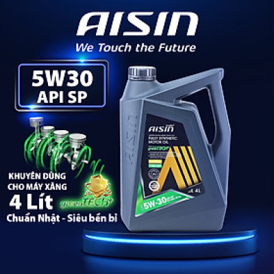 Dầu Nhớt Tổng Hợp AISIN Greentech+ SP 5W30 4 Lít ESFNP0534P - Nhập Khẩu Chính Hãng