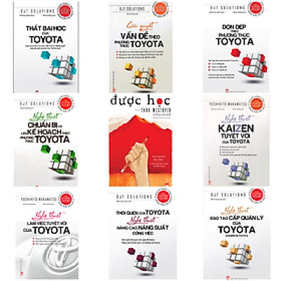 Combo Được Học + Bộ Đầy Đủ Toyota (Bộ 08 Cuốn Xuất Bản Mới Nhất)