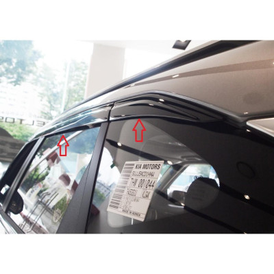 Vè mưa nhựa đen cho xe Kia Seltos Cao Cấp Korea
