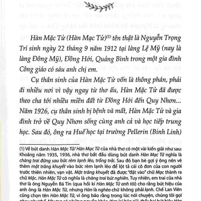 Thơ Hàn Mặc Tử - Văn Học Trong Nhà Trường