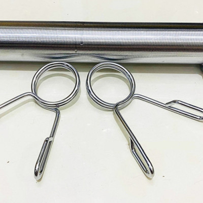 Đòn Tạ Dài 2m Inox Phi 50 (Nặng 12kg) Nhập Khẩu Đại Nam Sport + Kèm 2 Khóa Tạ