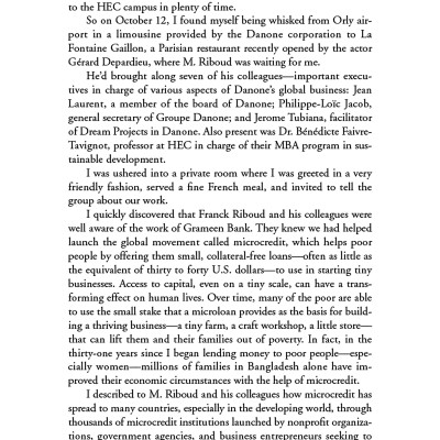 Creating a World Without Poverty