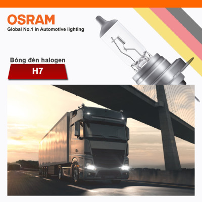 Bóng Đèn Halogen OSRAM Original H7 64215 24V 70W - Nhập Khẩu Chính Hãng