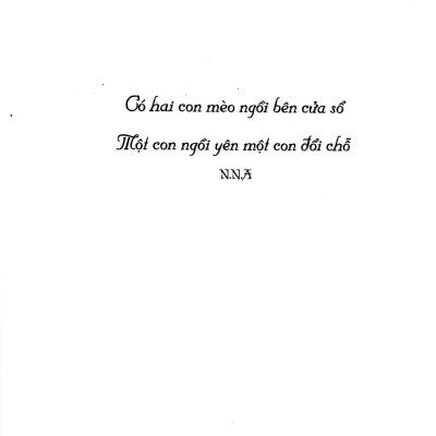 Có Hai Con Mèo Ngồi Bên Cửa Sổ (Tái Bản 2023)