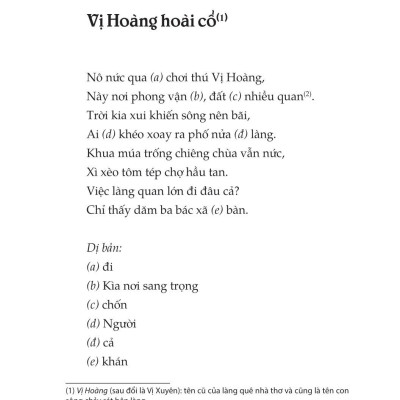 Tủ Sách Văn Học Trong Nhà Trường - Thơ Trần Tế Xương