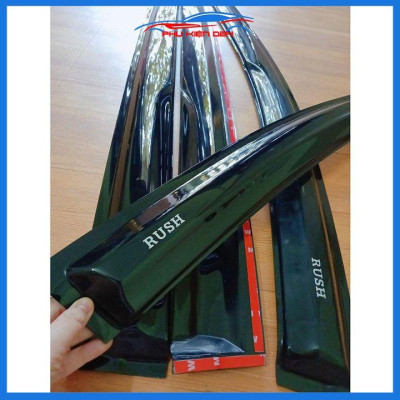Vè che mưa ô tô Rush 2018-2019-2020-2021-2022 vè đen thái cao cấp chắn mưa, cản bụi, trang trí xe hơi