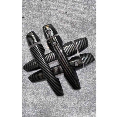 Bộ 8 Ốp Tay Nắm Hõm Cửa Dành Cho Xe Ô Tô Xpander 2018 2019 2020 Vân Cacbon