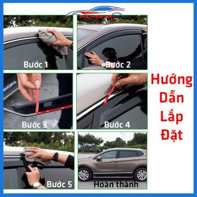 Vè mưa Avanza 2019-2020vè đen che mưa bảo vệ trang trí xe