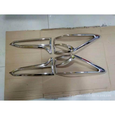 Ốp viền đèn pha hậu dành cho xe Toyota Fortuner 2017 2018 2019 2020 Mạ Crom sáng bóng