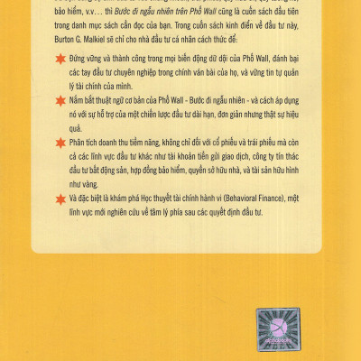 Tủ Sách Hay Dành Cho Nhà Đầu Tư Chứng Khoán, Trái Phiếu, Quỹ Hưu Trí, Bảo Hiểm: Bước Đi Ngẫu Nhiên Trên Phố Wall (Tái Bản) Tặng Sổ Tay Giá Trị (Khổ A6 Dày 200 Trang)