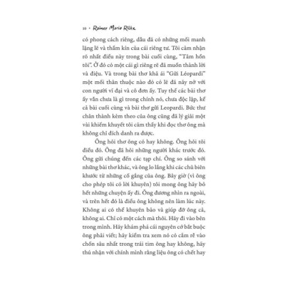 Thư gửi nhà thơ trẻ - Bản Quyền