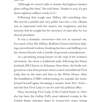 Hillary Rodham Clinton: a Woman Living History