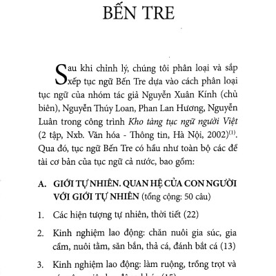Văn Học Dân Gian Bến Tre - Tập 1