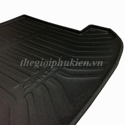 Lót cốp Hyundai Santafe 2021 chất liệu TPO cao cấp