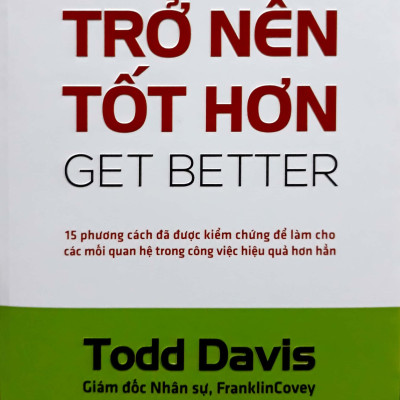 Sách PACE Books - Trở nên tốt hơn (Get Better) - Todd Davis