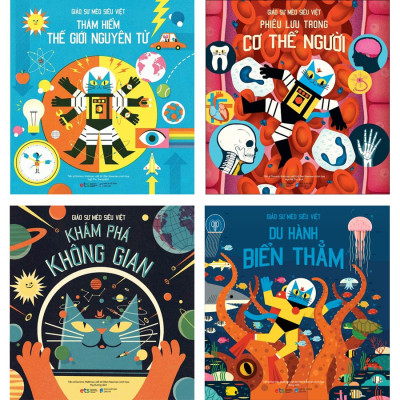 Combo 4 Cuốn: Giáo Sư Mèo Siêu Việt